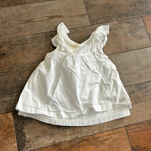 7 For All Mankind White Baby Dress and Matching Bottoms